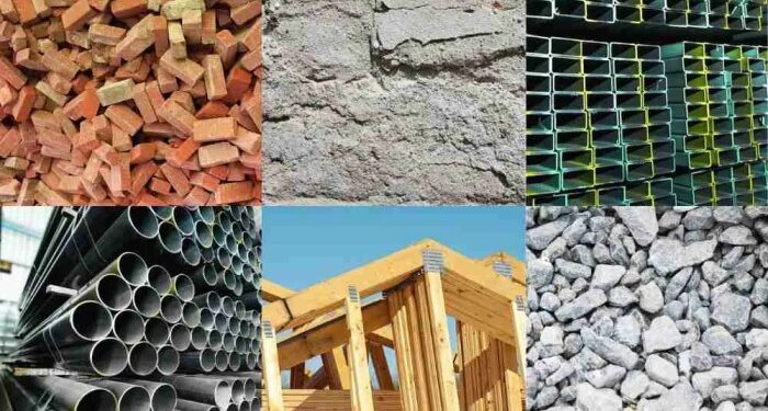 Types of Building Materials Used in Construction | EnggKatta